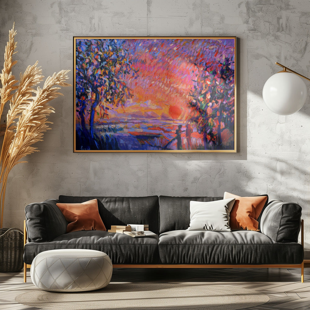 Vibrant Evening Glow | Canvas