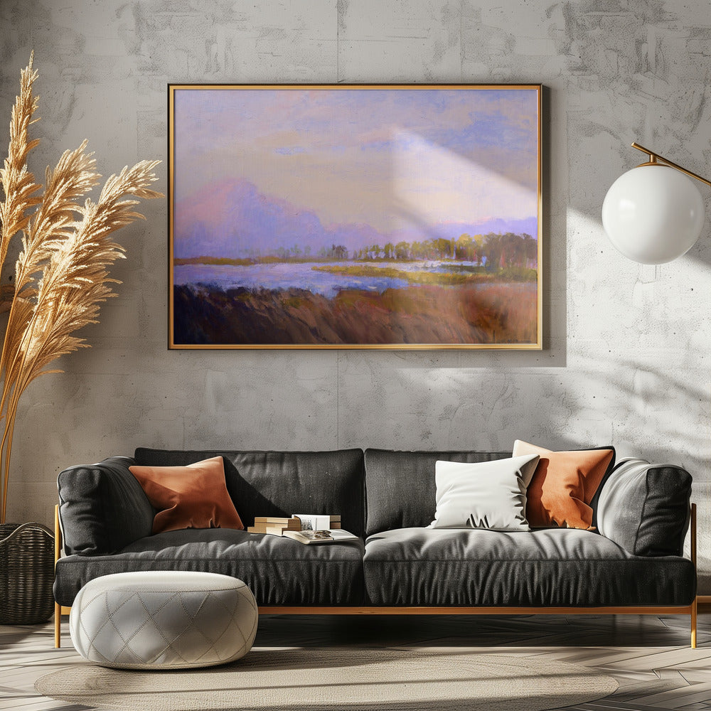 Serene Pastel Landscape | Canvas