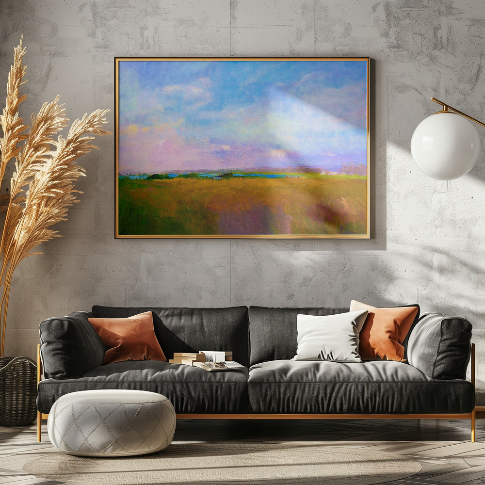 Amber Skyline | Canvas