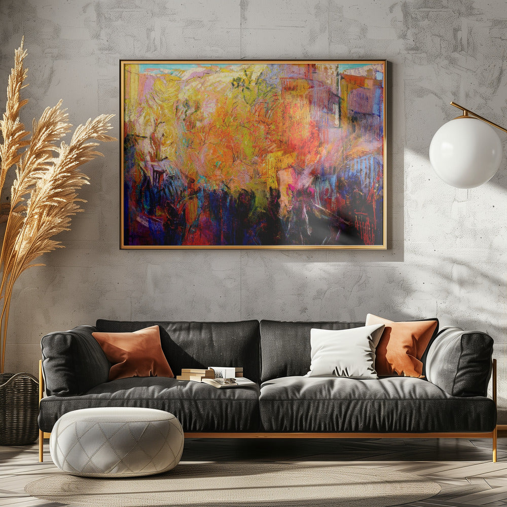 Vibrant Cityscape | Canvas