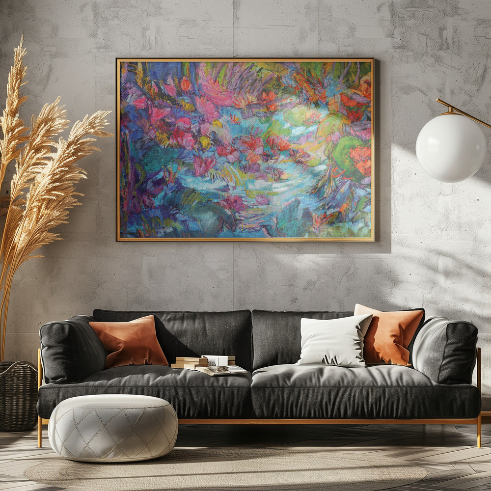 Vibrant Garden Flow | Canvas
