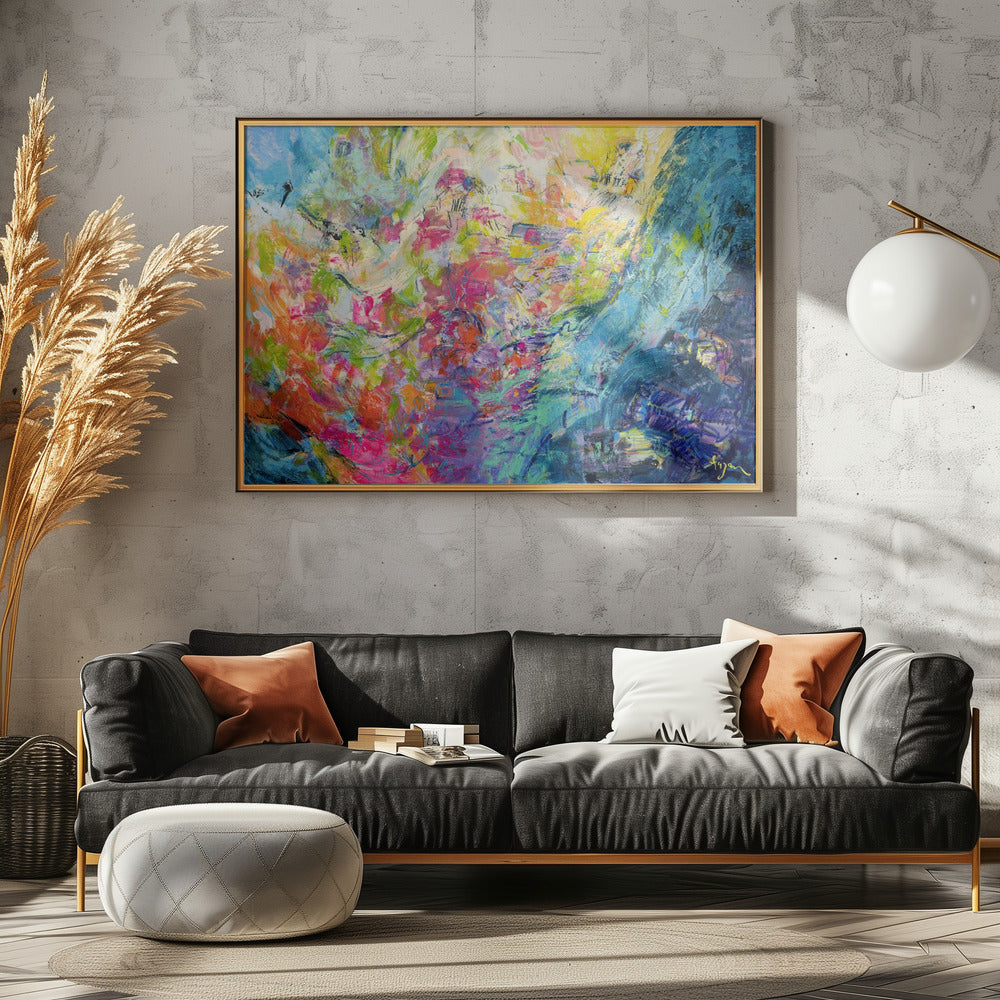 Vivid Colors And Delicate Petals | Canvas