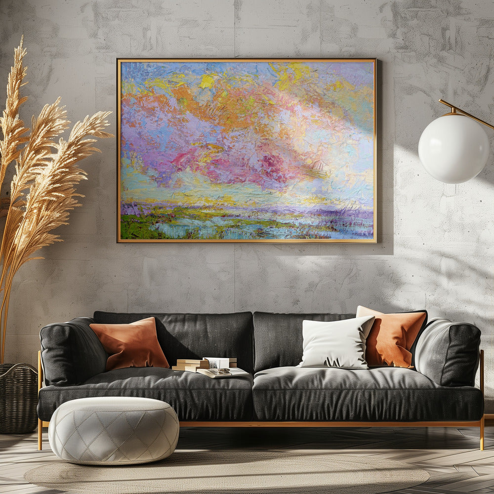 Abstract Colorful Skies | Canvas
