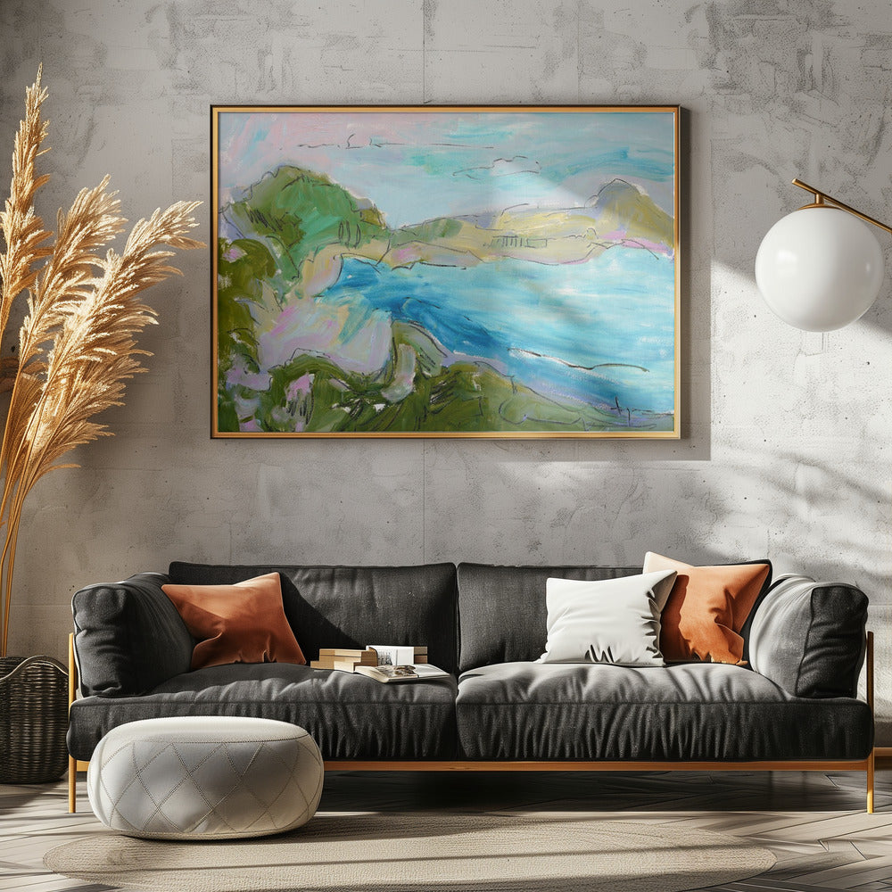 Serene Coastal Waves | Canvas