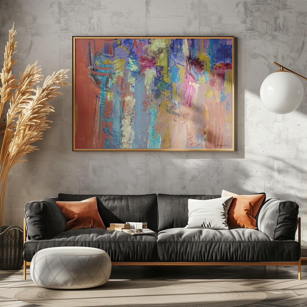 Expressionist Colorful Abstract | Poster