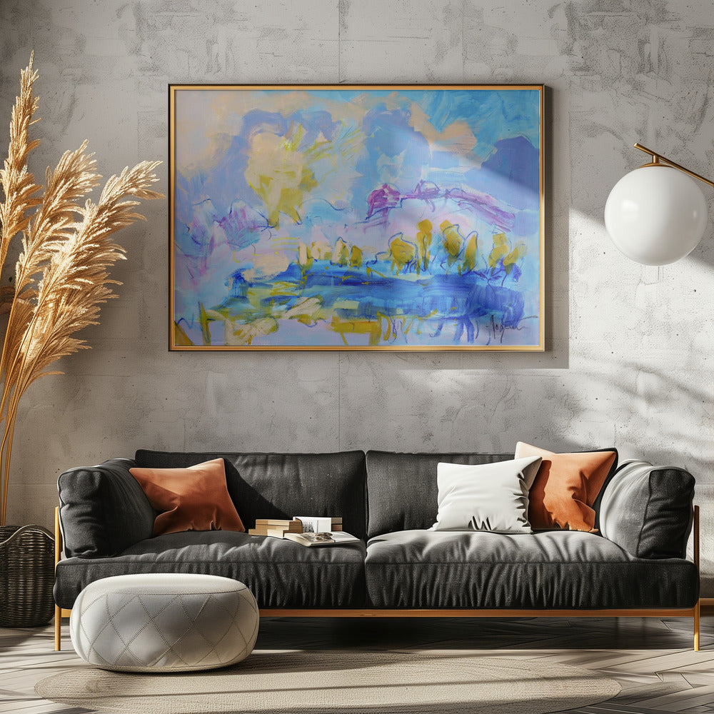 Dreamy Pastel Landscape | Poster