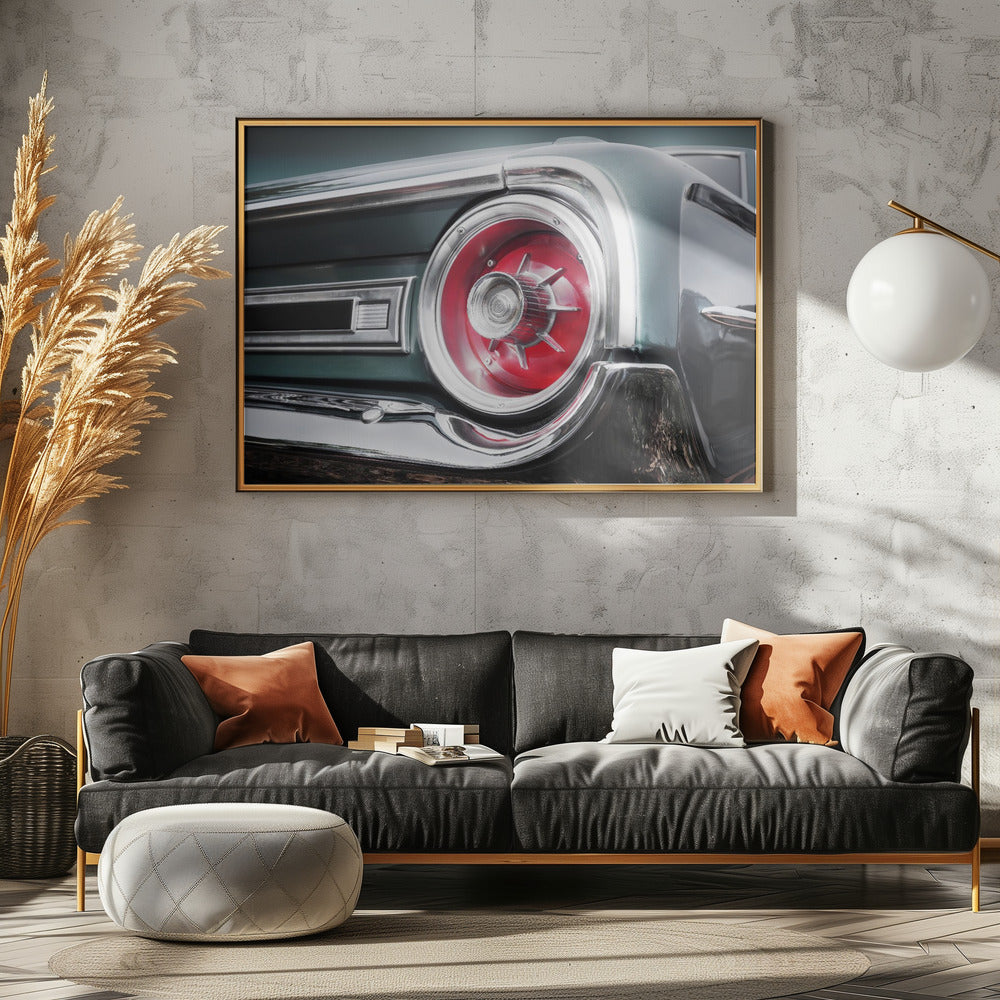 American classic car Galaxie 500 1964 Rear | Canvas