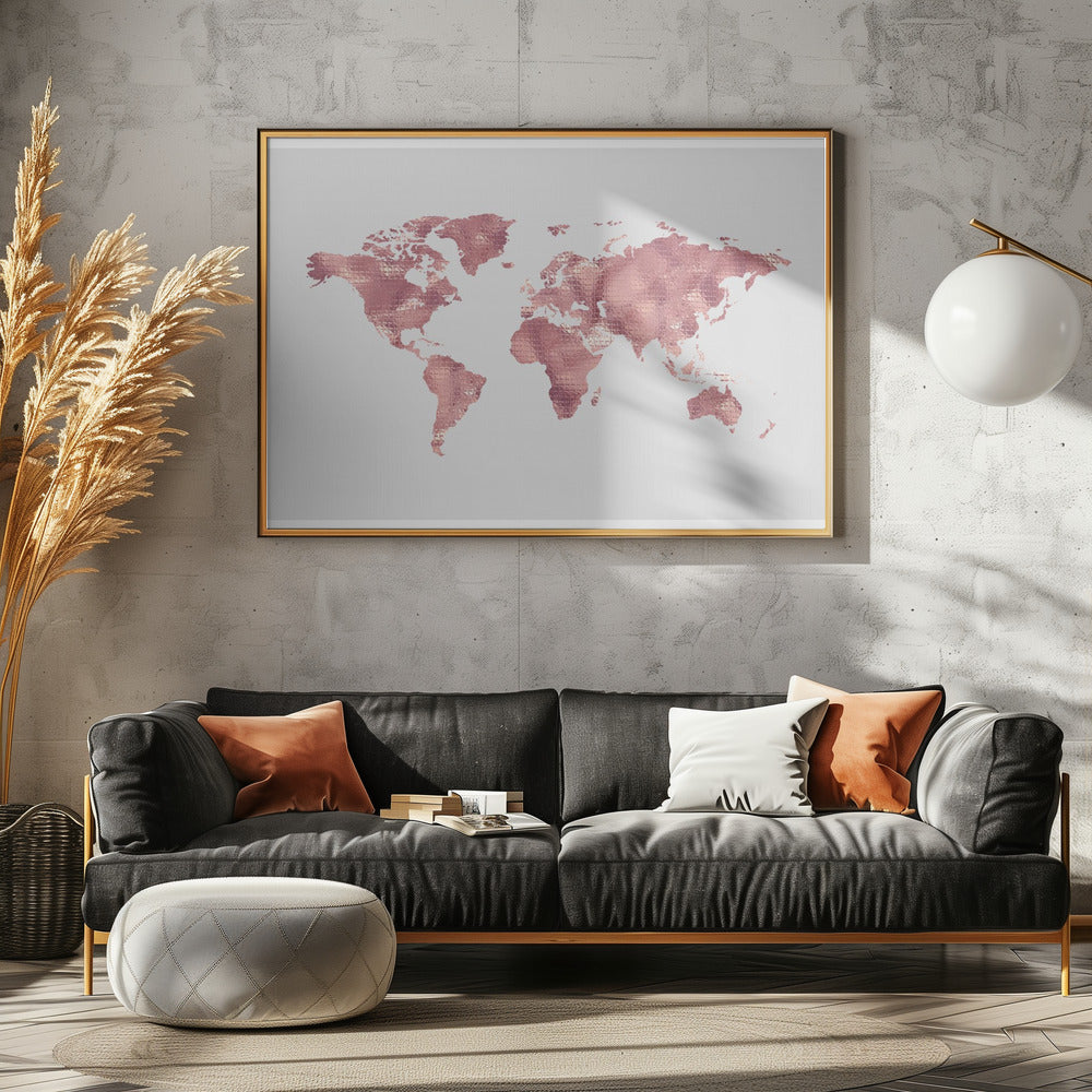 Rose Gold World | Canvas