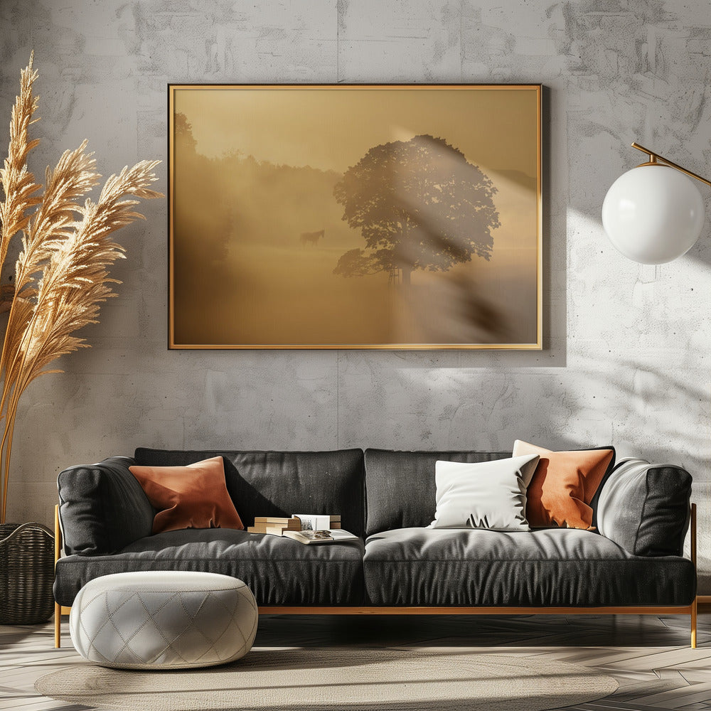 autumn morning | Canvas