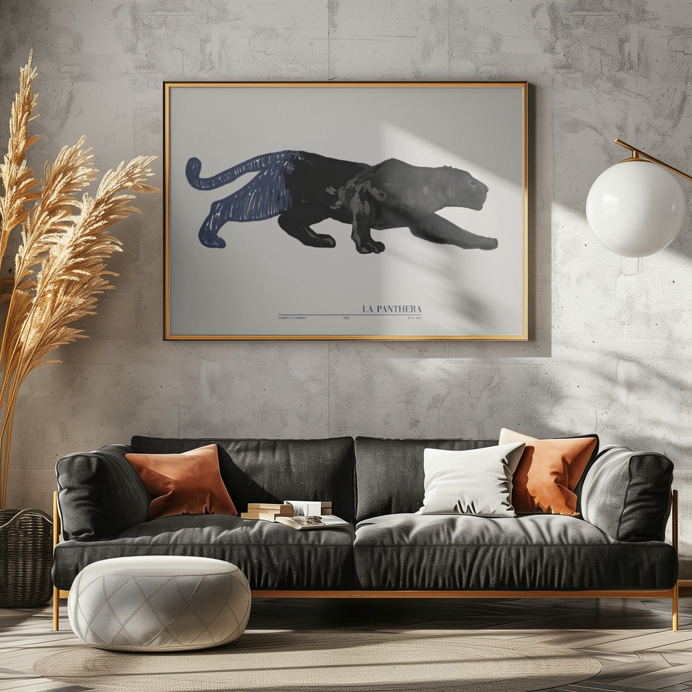 La Panthera (blue) | Canvas