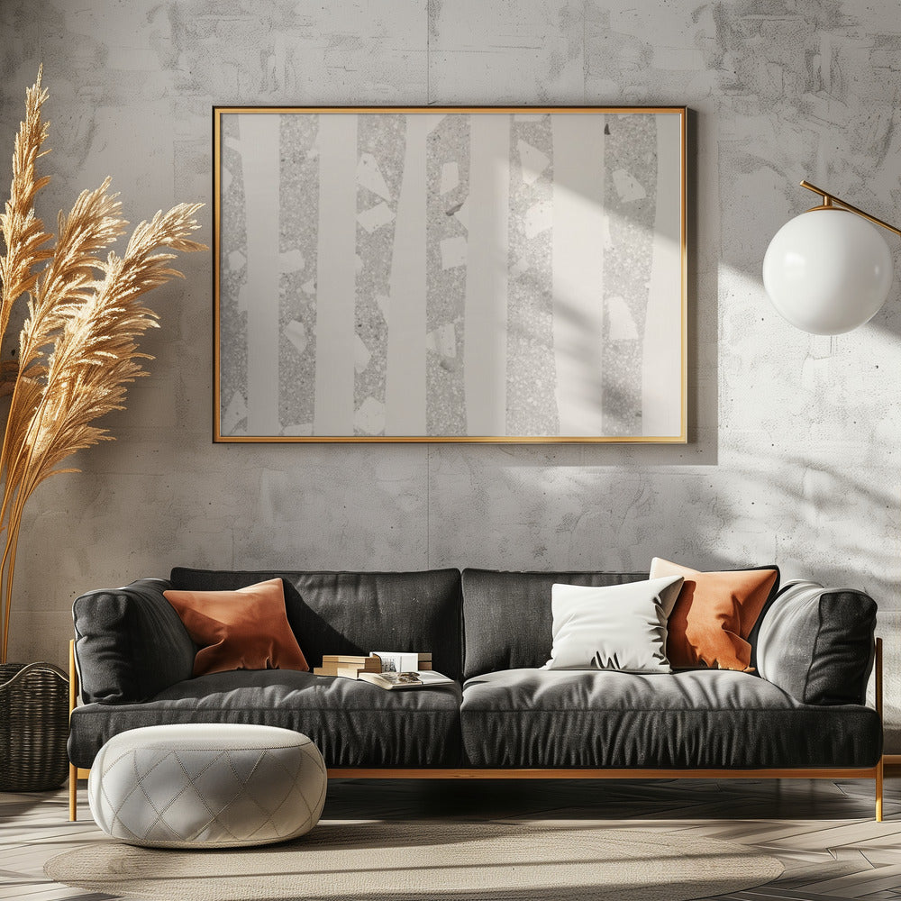 Birch Grove Shadows | Poster