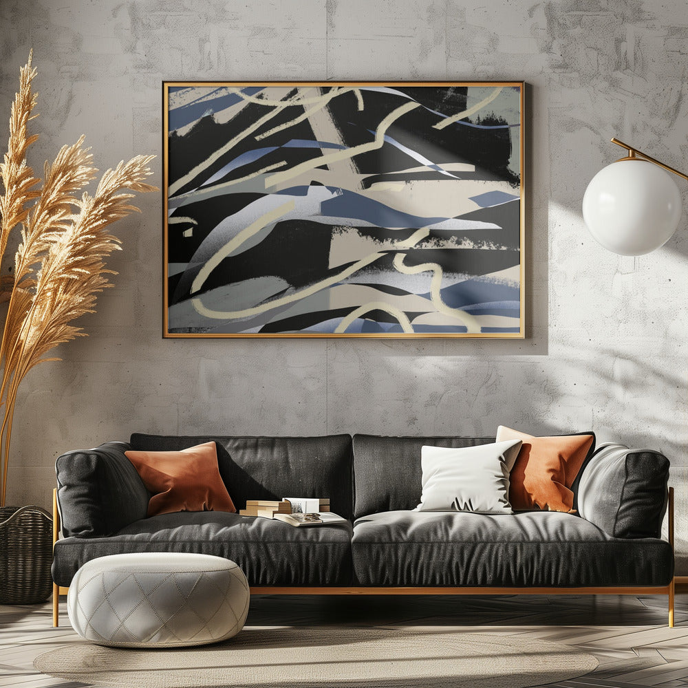 Abstract mountain range | Canvas