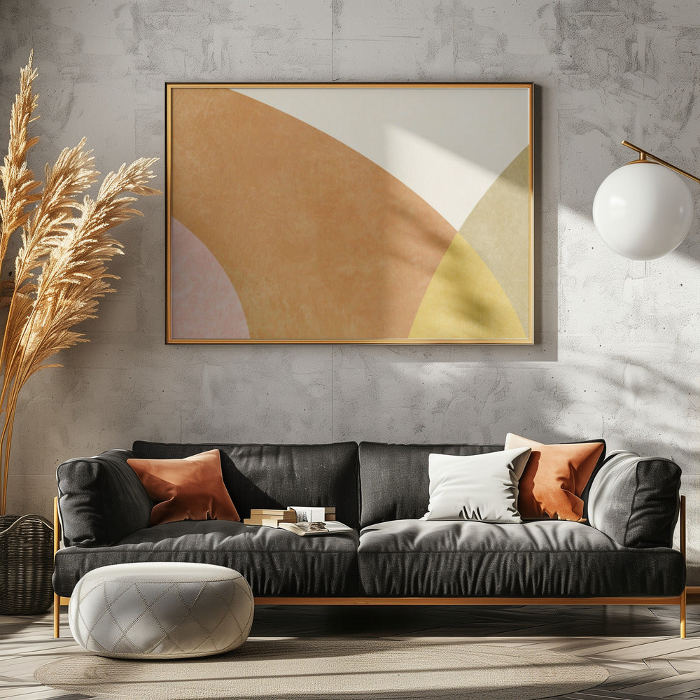 Aqua Shapes3 Kopie | Canvas