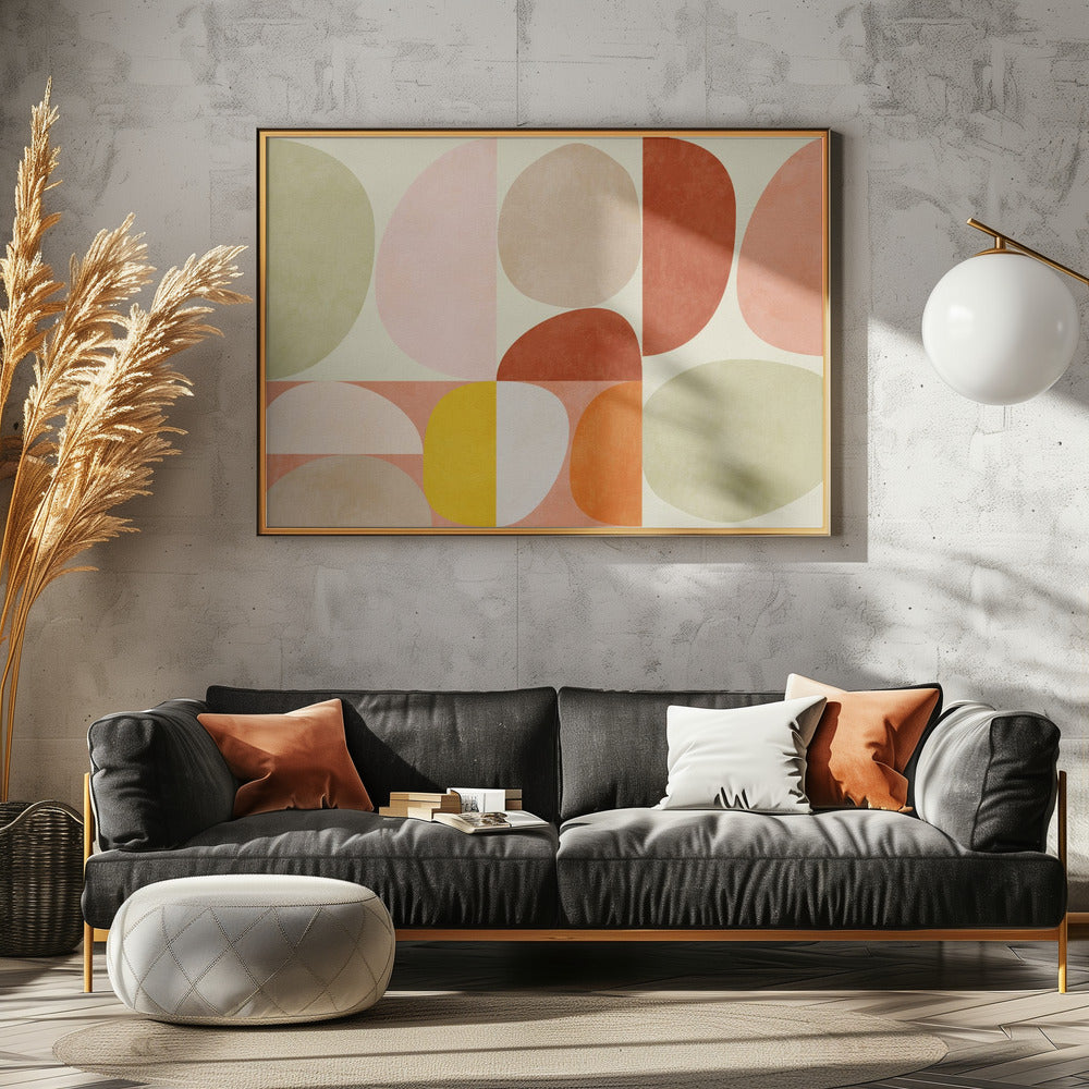 Pastel Geometry | Canvas