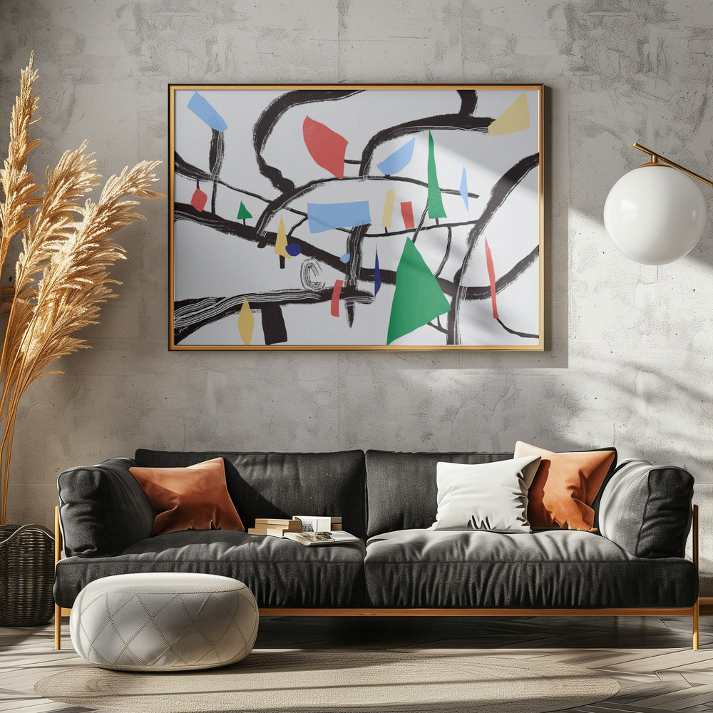 Colors in the forest | Canvas