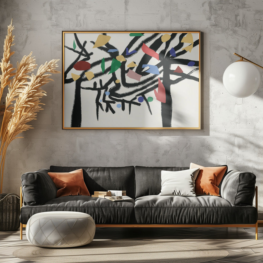 Colors in the forest 02 | Canvas