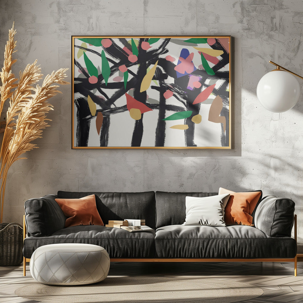 Colors in the forest 06 | Canvas