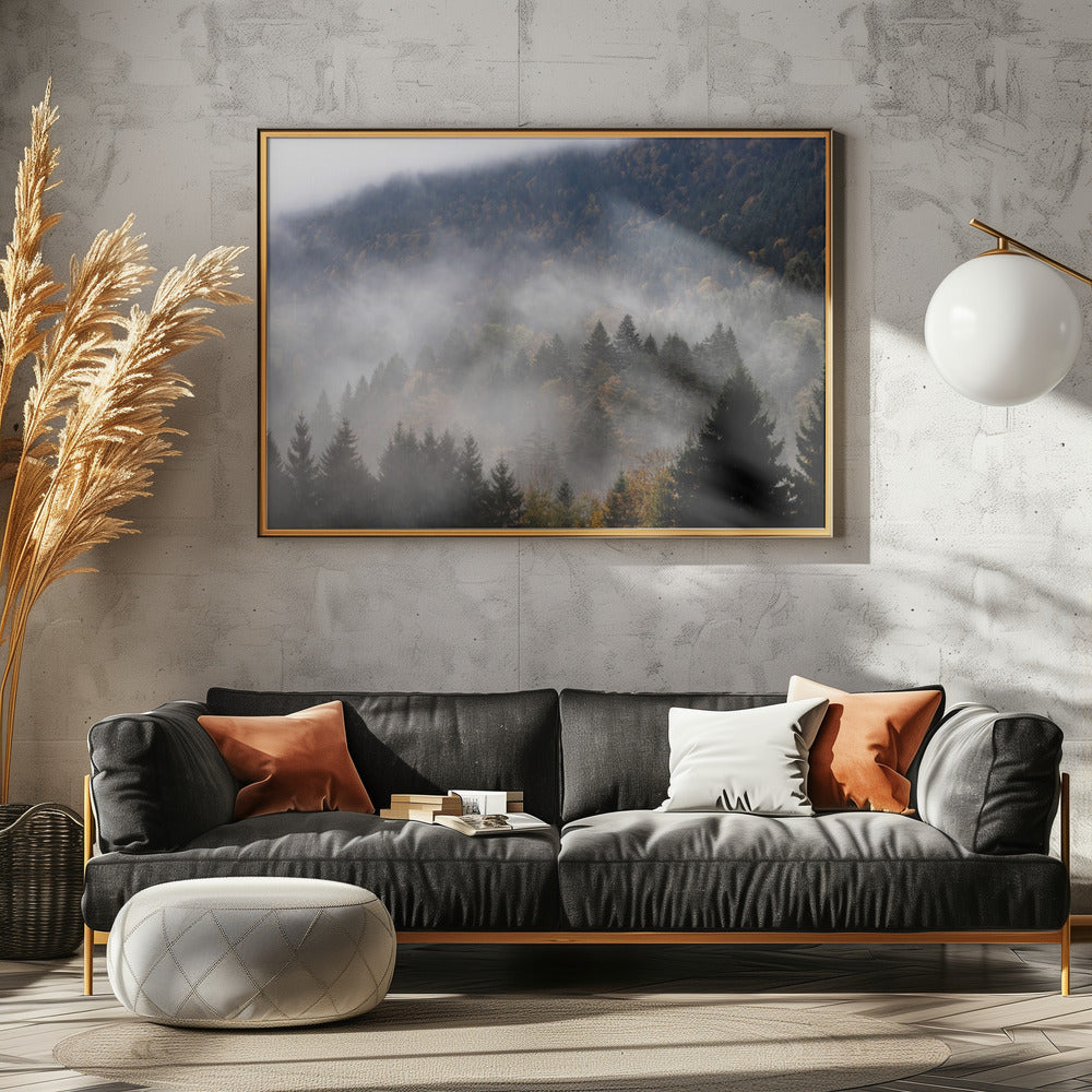 Foggy Woods 9 | Poster