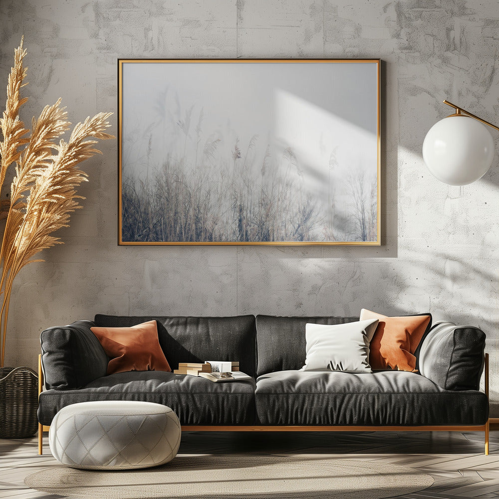Landscape of reeds and grass | Canvas