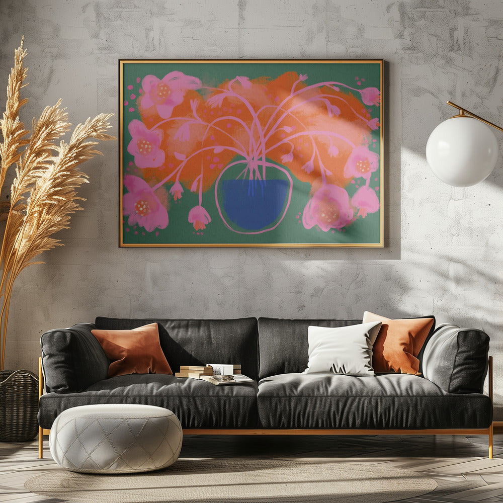 Floral Burst Symphony | Canvas