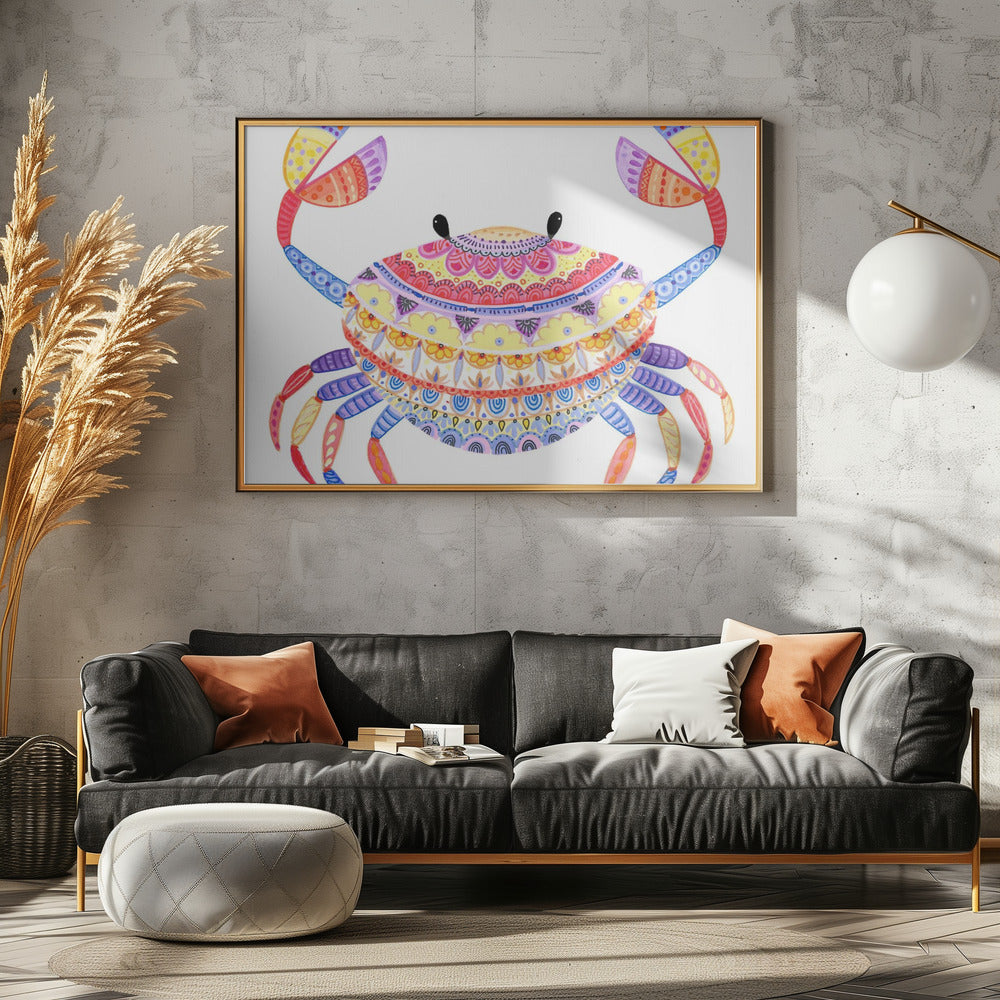 Colorful Crab Dance | Canvas