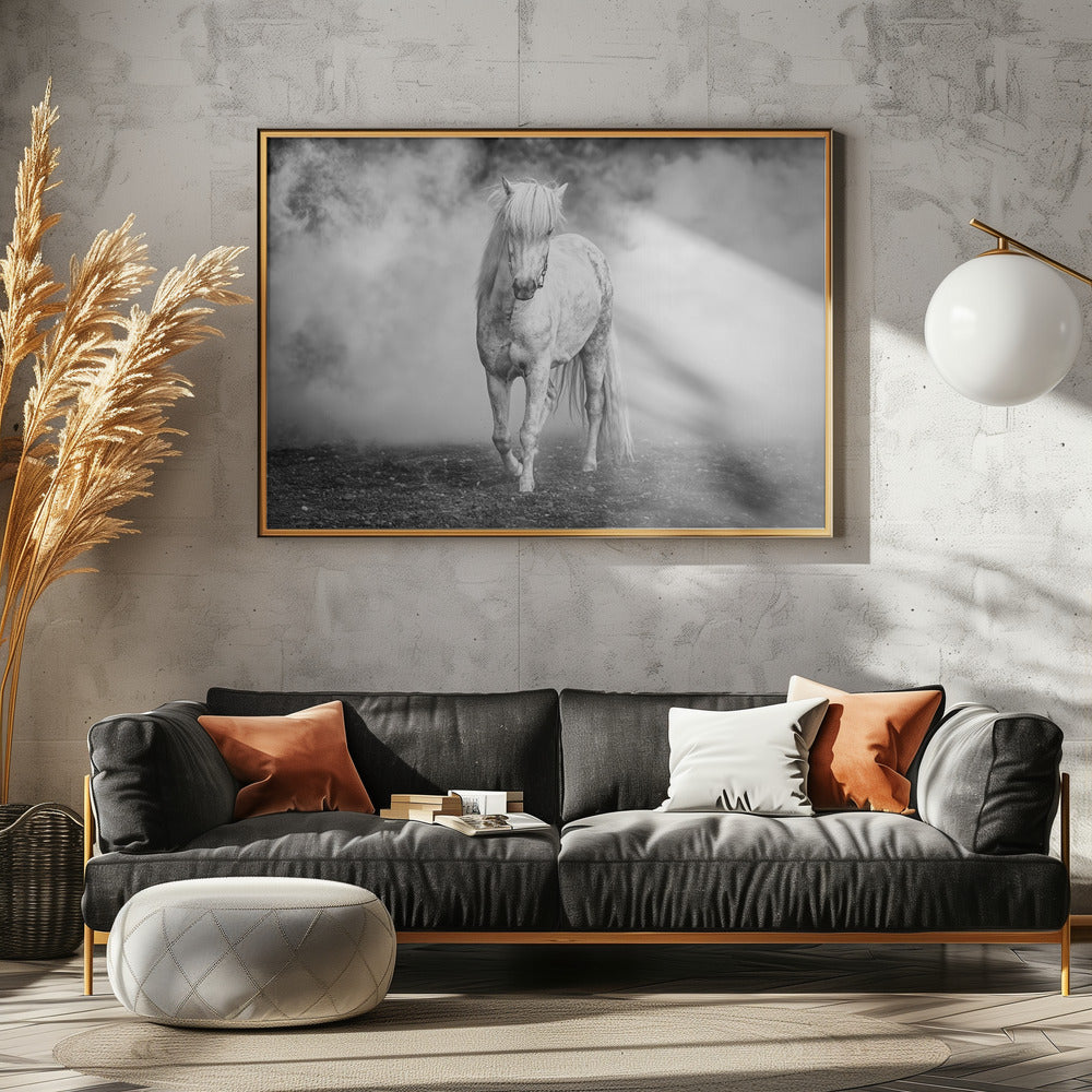 And there came a white horse | Canvas