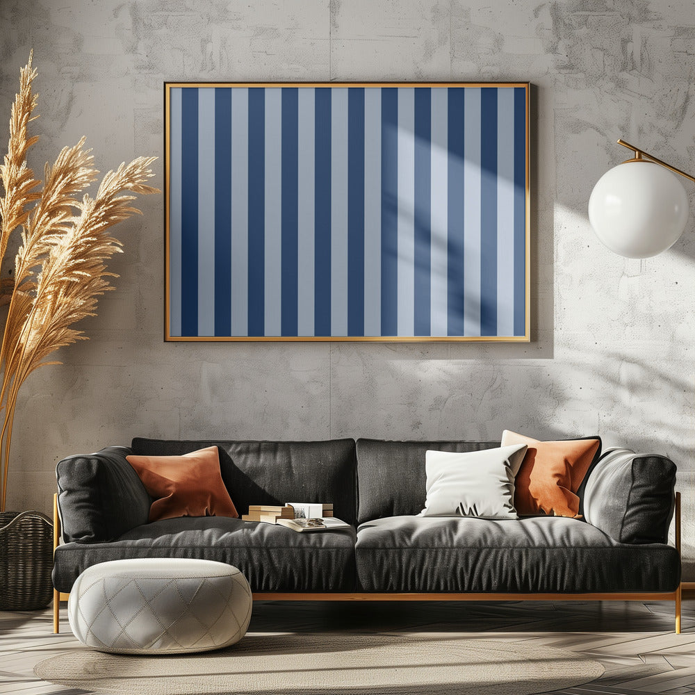 Blue Stripes | Poster