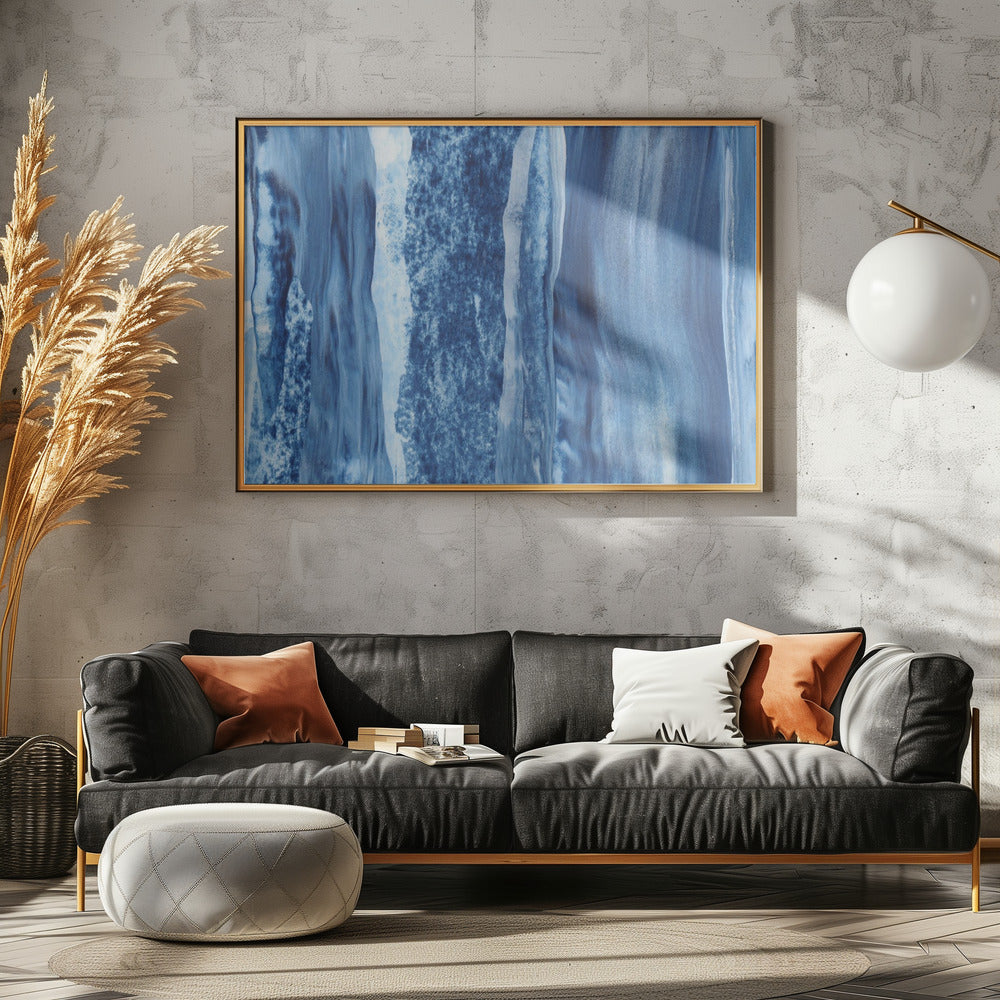 Blue Cascade Veils | Poster