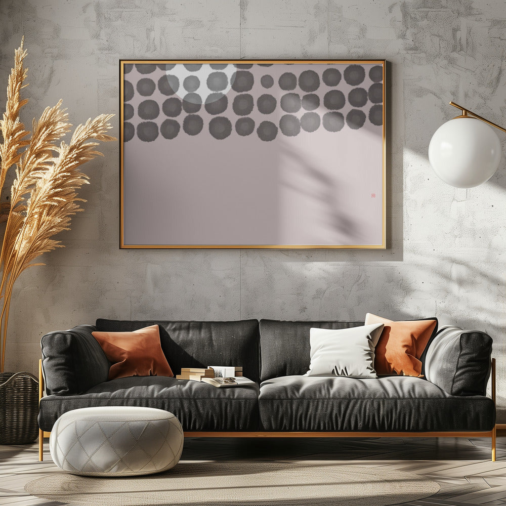 Hidden Moon N°3 | Behind the Clouds | Canvas