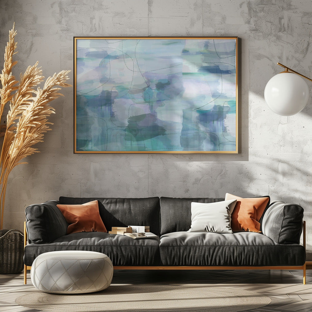Aquarelle Blues 2 | Canvas