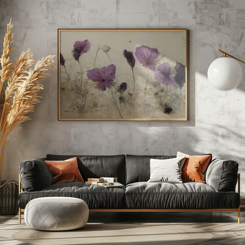 Purple Bloom Whispers | Canvas