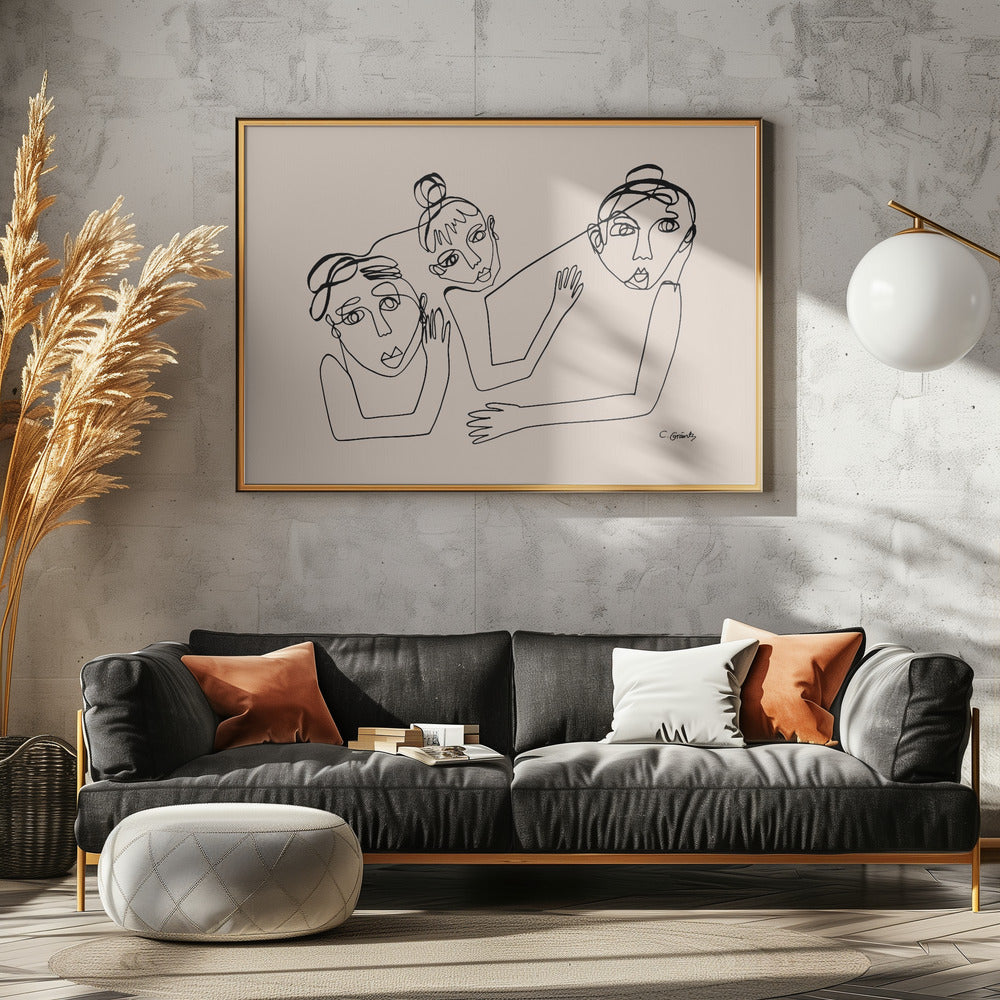 People Beige | Poster