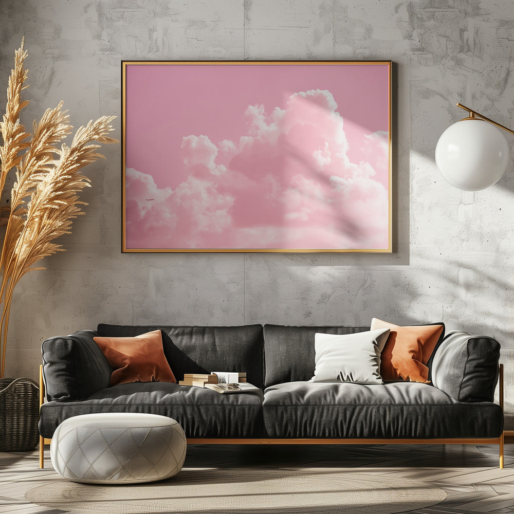 Cloudy with a touch of Pink | Canvas