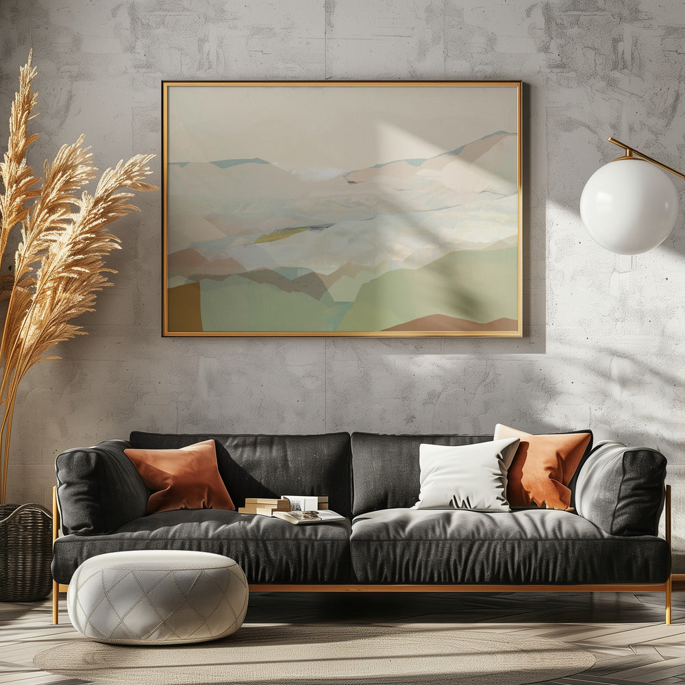 Colourblock Landscape 1 | Canvas