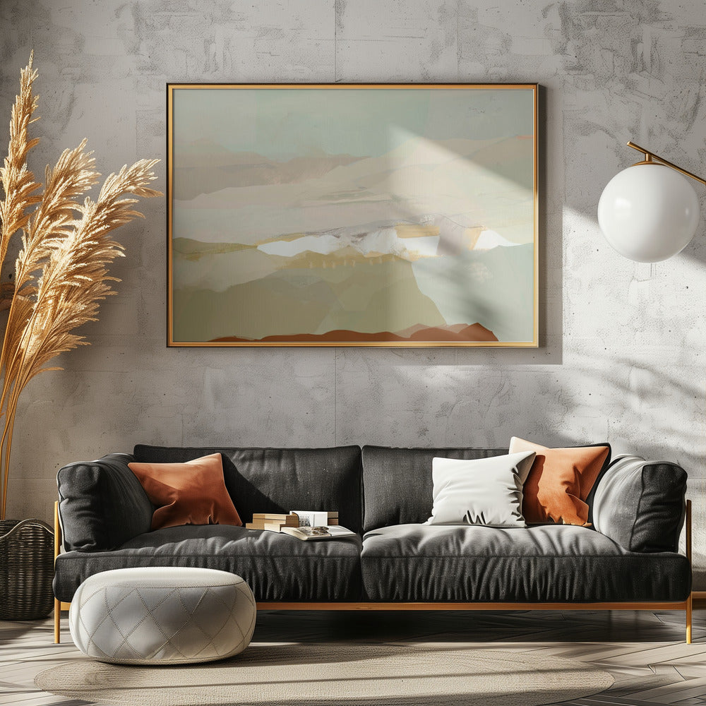 Colourblock Landscape 3 | Canvas
