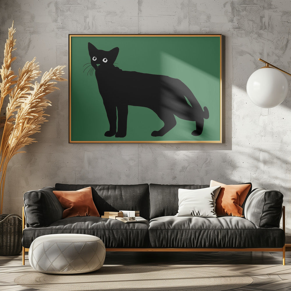 Black cat | Canvas