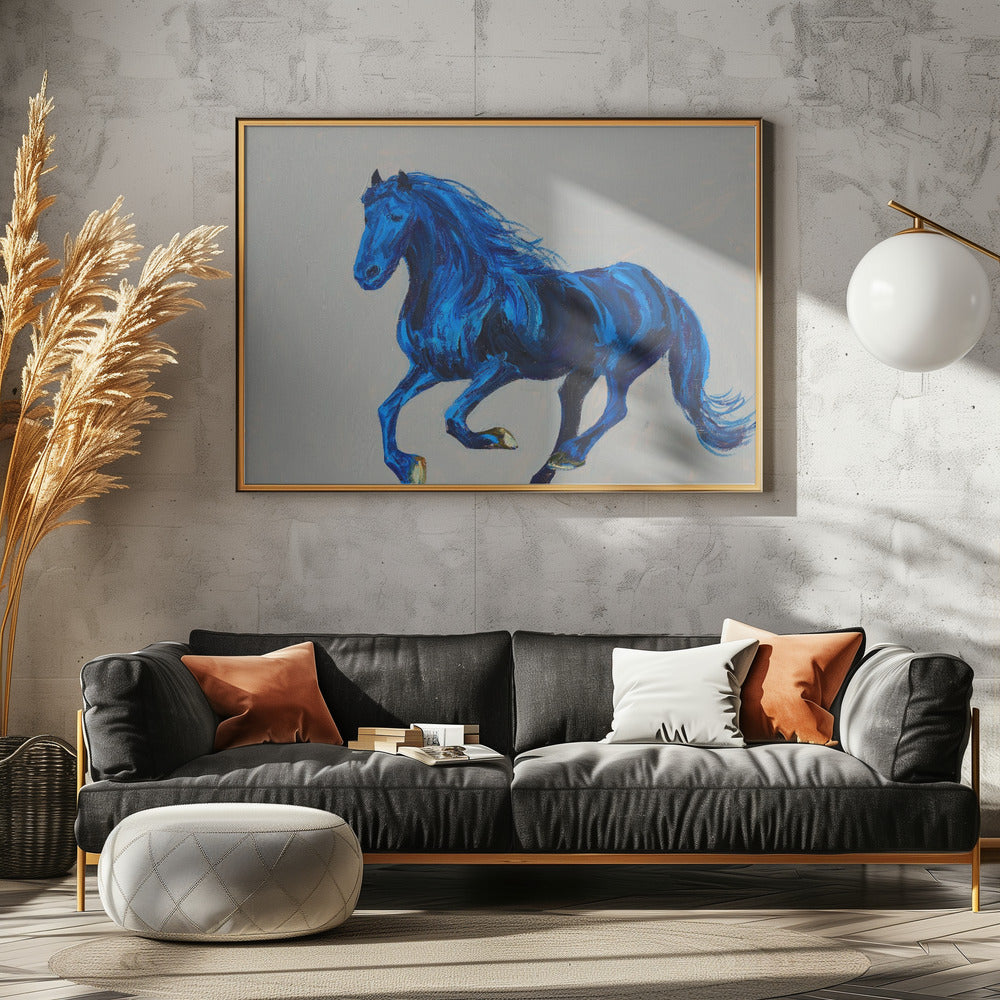 A Blue Horse | Canvas