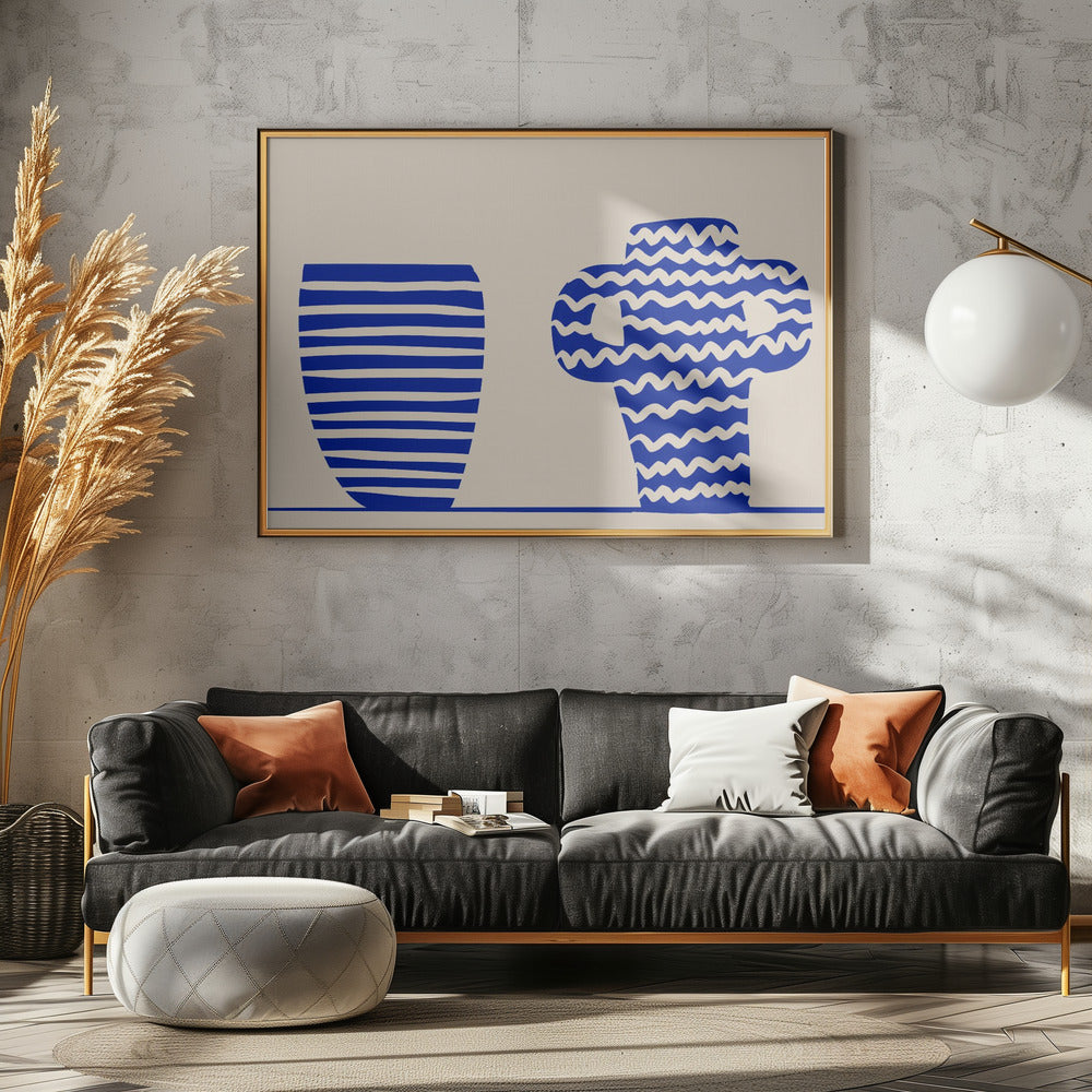 Blue Vases | Canvas