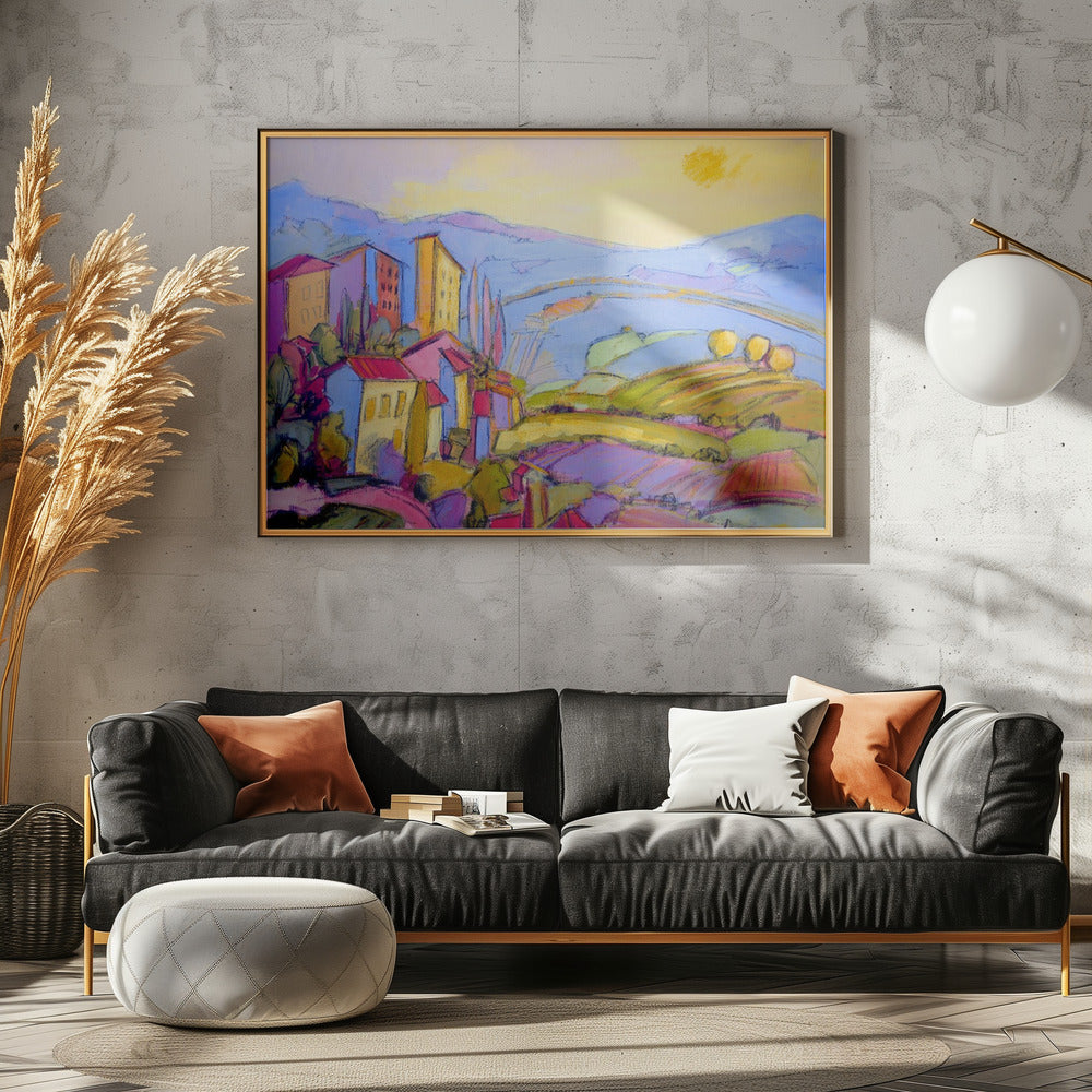 Sunlit Countryside | Canvas