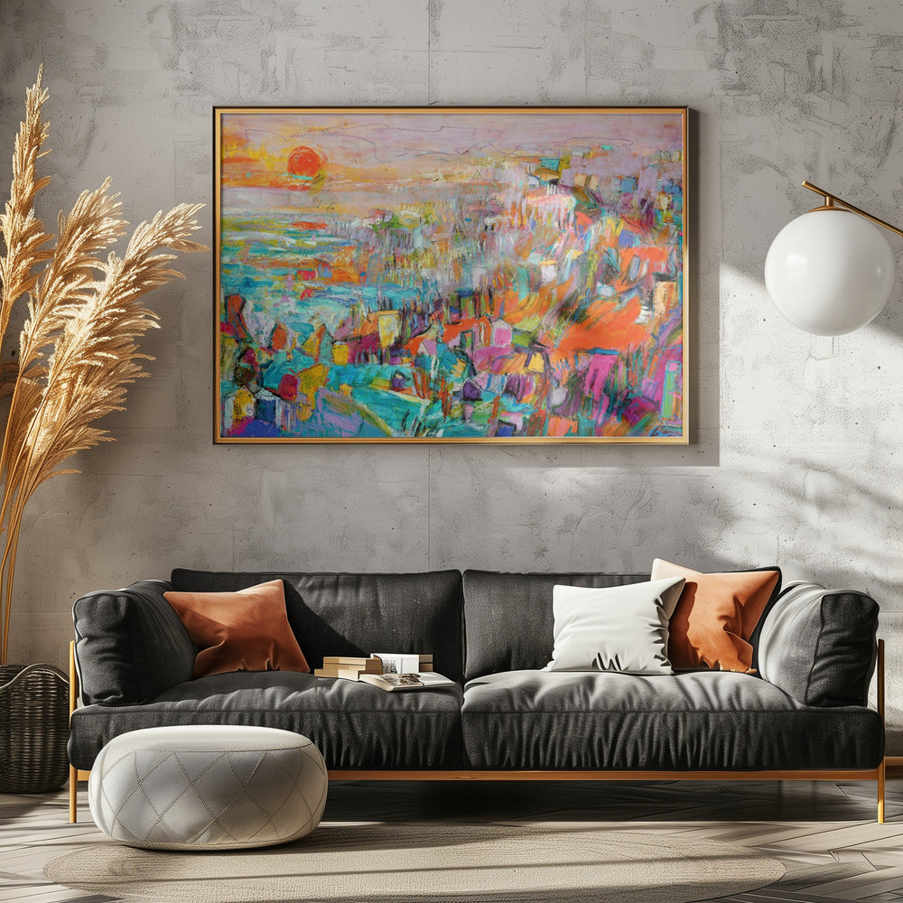 Island in the Setting Sun | Canvas