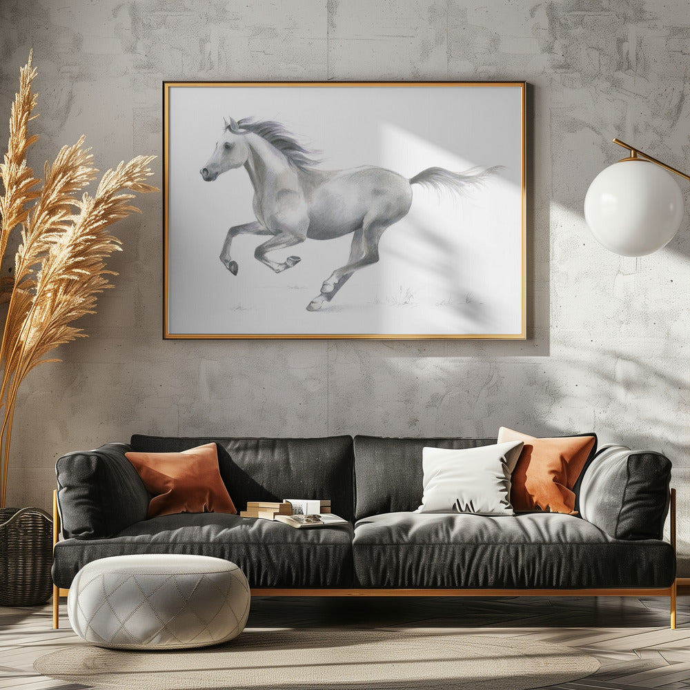 Dynamic Grace of A Galloping Horse | Canvas