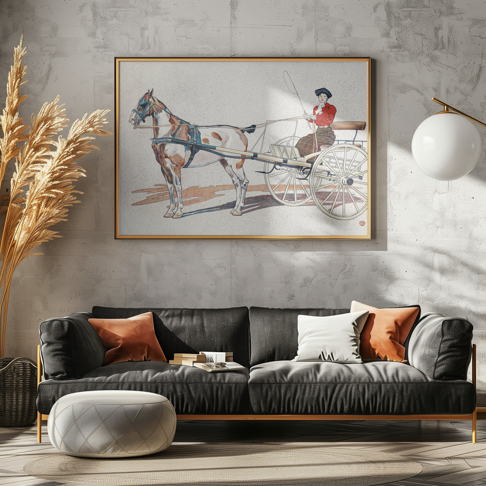 A Kentucky Breaking Cart (ca.1900) | Canvas