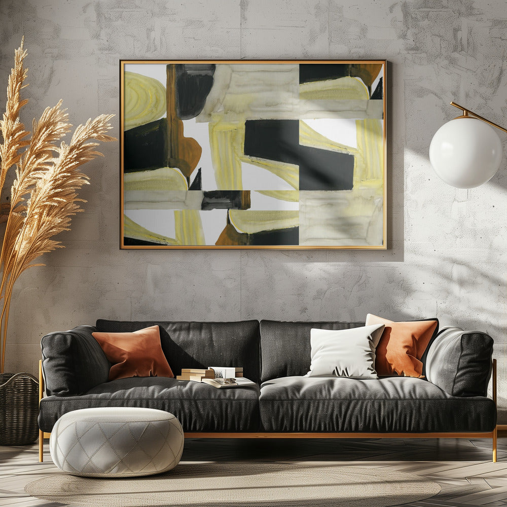 Abstract Cutout Shapes 5 | Canvas