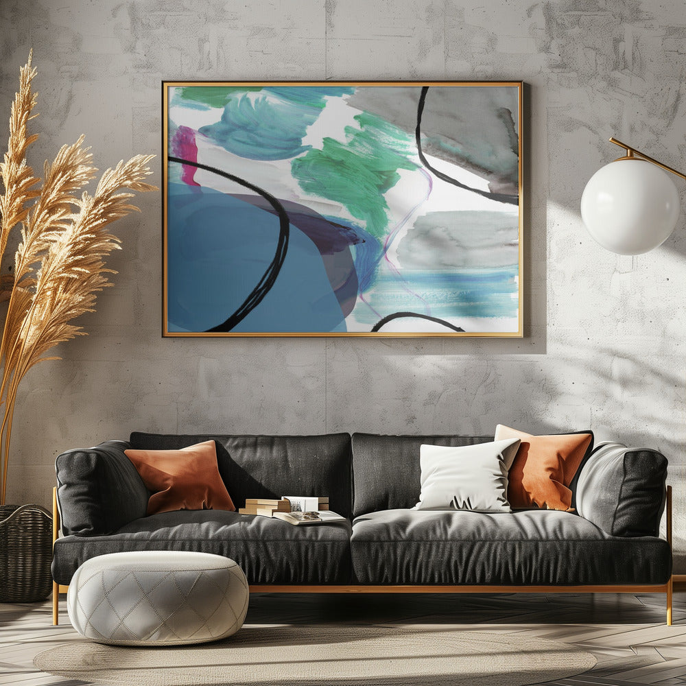 Fluid Abstract Shapes 2 | Canvas