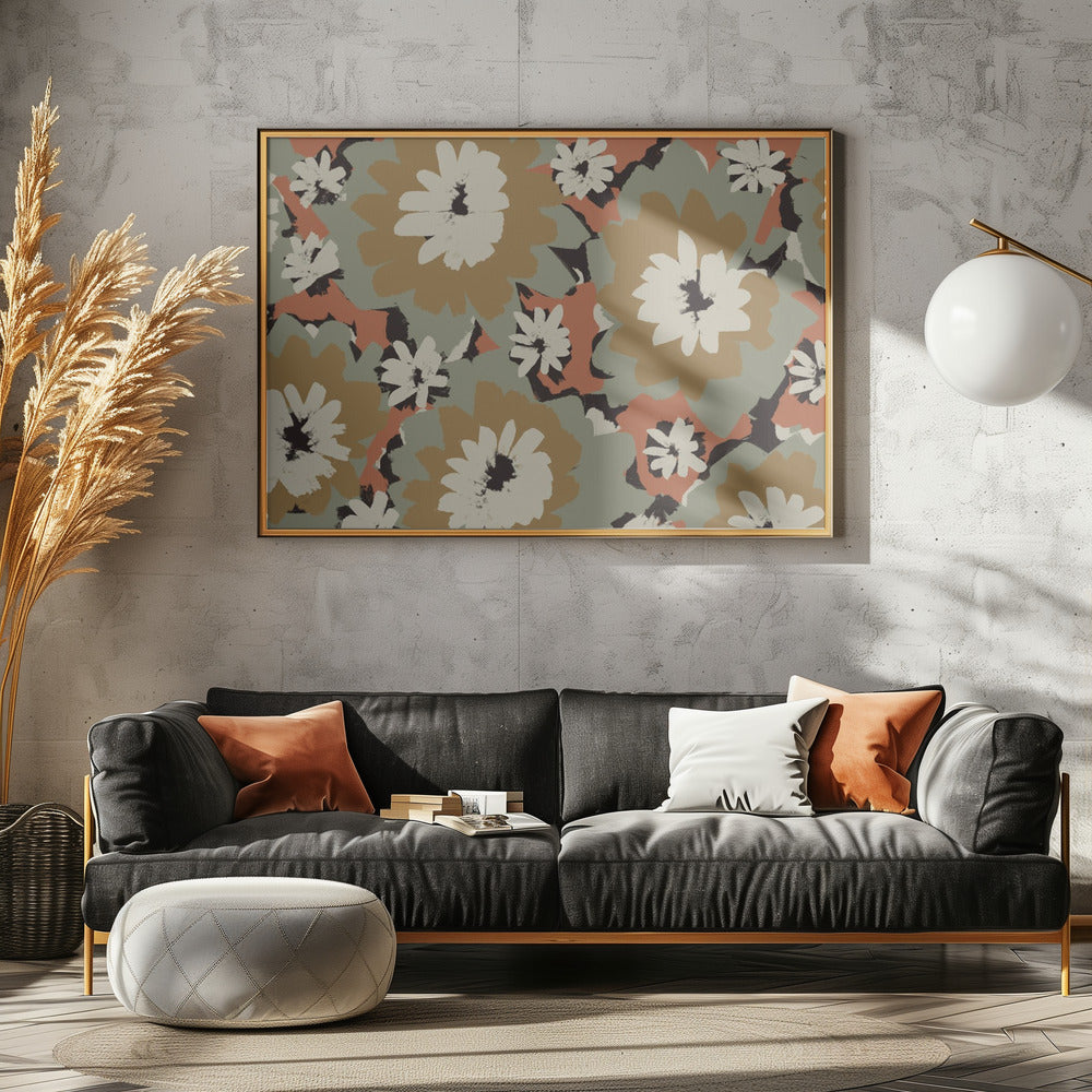 Bold Floral Symphony | Canvas