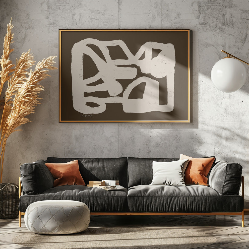 Brown ABSTRACT | Canvas
