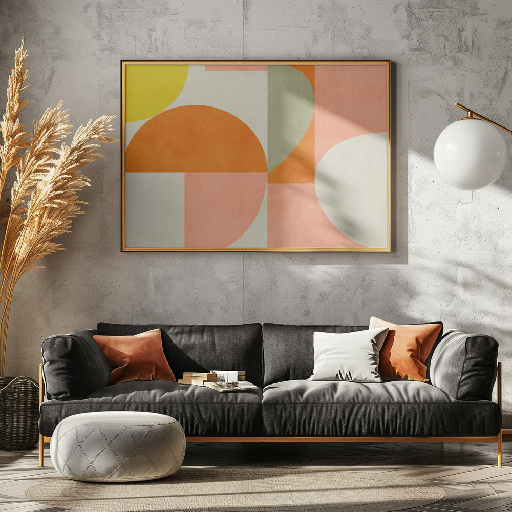 Summer Circles22 3 V | Canvas