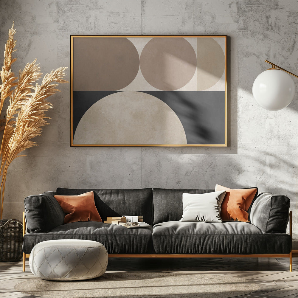 Brown geometry 5 | Poster