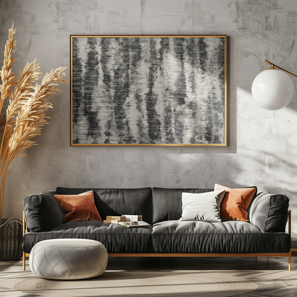 Monochrome Streaks | Poster