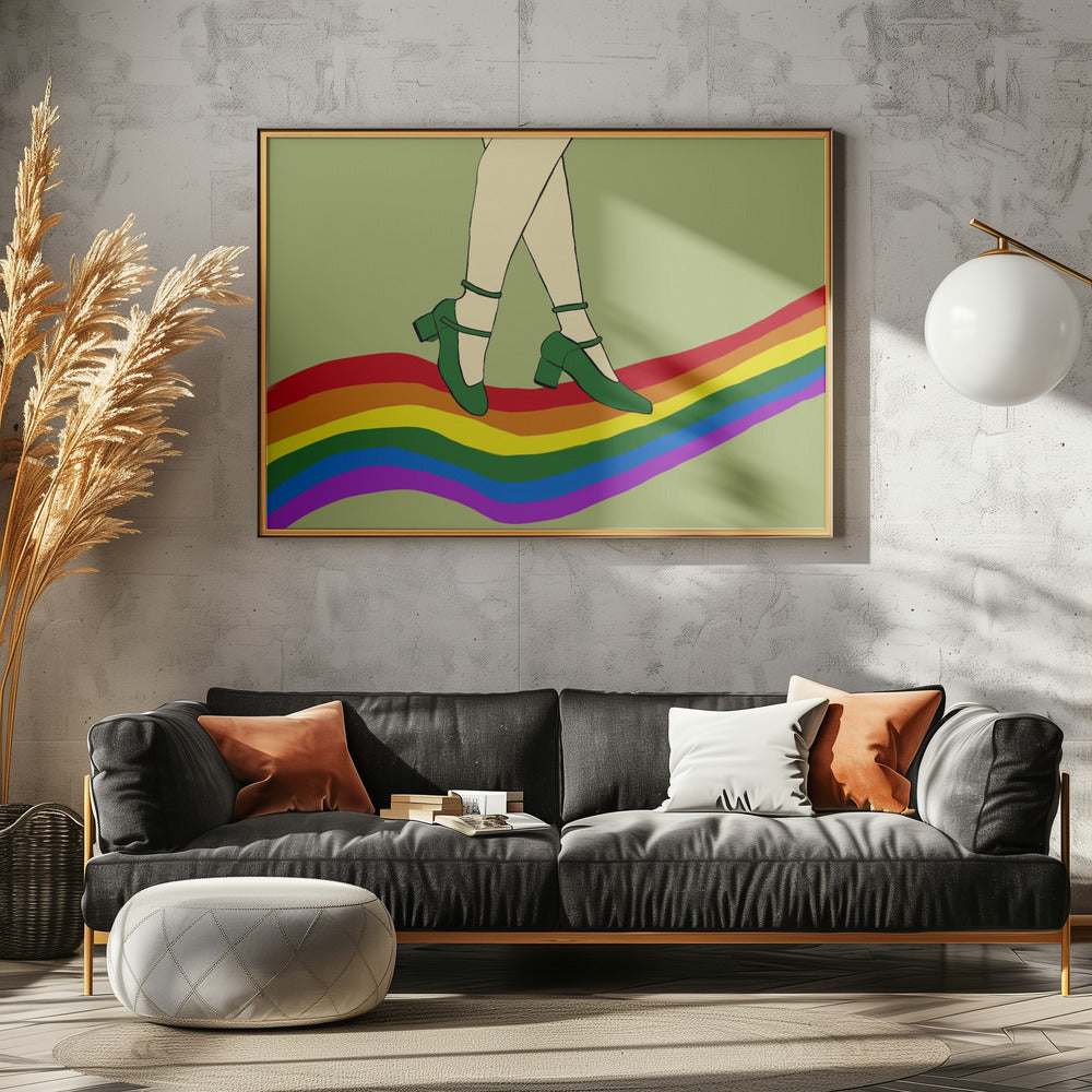 Rainbow Walk | Canvas